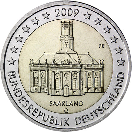 Германия 2€ Саарланд 2009г