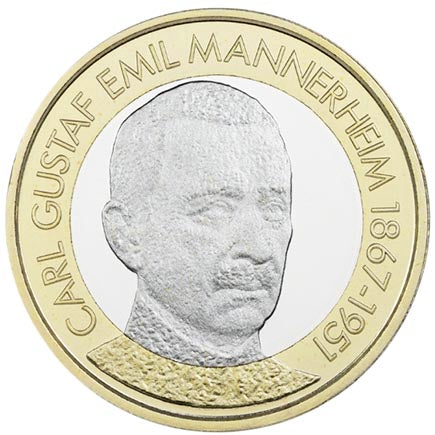 Финландия €5 Mannerhein 2017