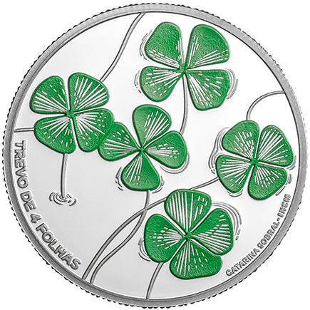 Португалия 5 € Clover 2018 Proof Silver