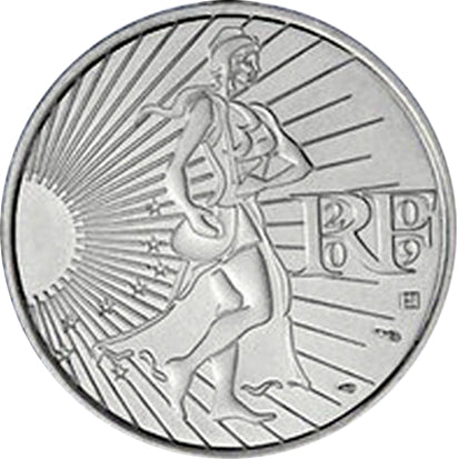 Франция 10€ сеялка 2009г
