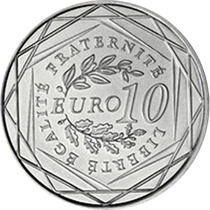 Франция 10€ сеялка 2009г