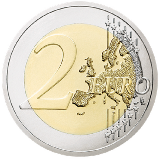 Люксембург 2 € 100 години от рождението на Великия херцог Жан 2021 г