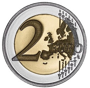 Португалия 2 € 25 април 50 години свобода 2024 г