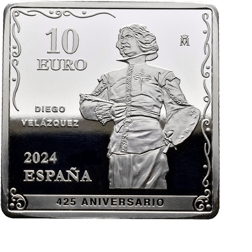 Испания 10 € "425 годишнина от Веласкес" (VENUS ESPEJO) 2024 Сребро