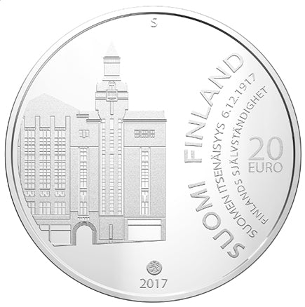 Финландия €20 100 години независимост 2017 г