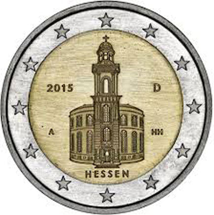 Германия 2 € Църква Сао Пауло 2015 г