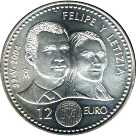 Испания €12 2004 - Сватбата на Филипе и Летисия