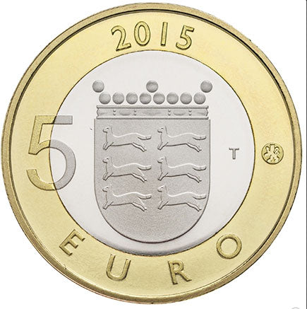 Финландия €5 Ferret- Ostrobothnia 2015