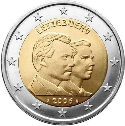 Люксембург 2 € Великият херцог Уилям 2006 г