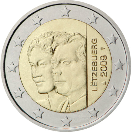 Люксембург 2 € Принцеса Шарлот 2009 г