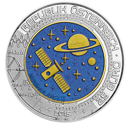 Австрия €25 Niob Cosmology 2015