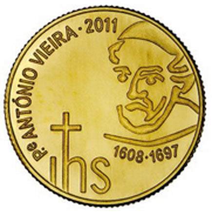 Португалия 1/4 € 2011 - Отец Антонио Виейра