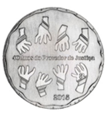 Португалия €2,50 2015 г. - 40 години омбудсман