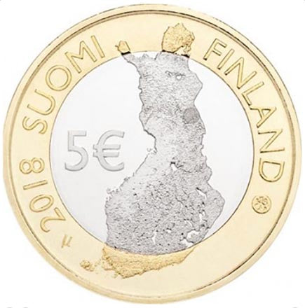 Финландия €5 Porvoonjoki River 2018