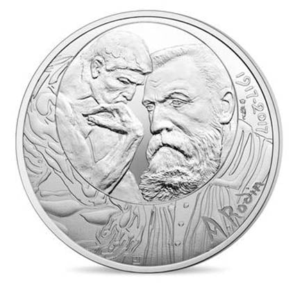 Франция €10 Огюст Роден 2017 г