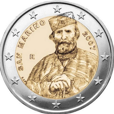 Сан Марино 2€ 2007 - Гарибалди