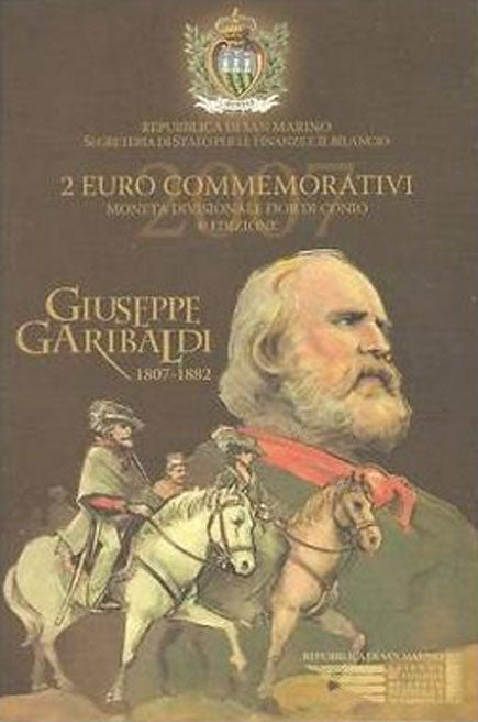 Сан Марино 2€ 2007 - Гарибалди