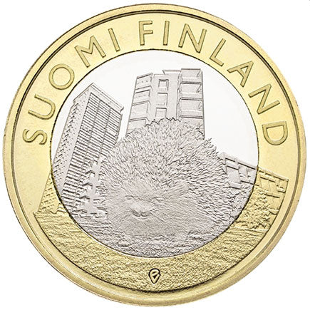 Финландия 5 € Uusimaa Porcupine 2015
