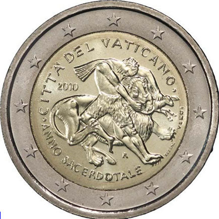 Ватикана 2 € 2010 - Година на свещениците