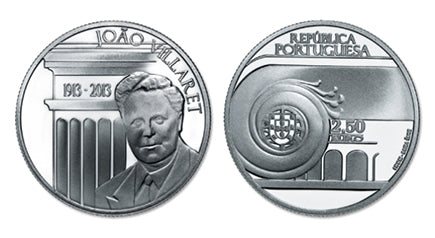 Португалия €2,5 Жоао Виларет Доказателство 2013 г